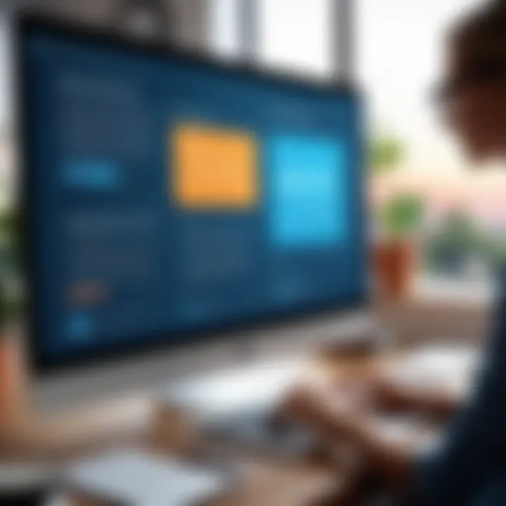 An online course interface showcasing various subjects