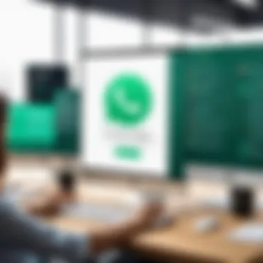 Groups and Broadcast Messaging Capabilities Graphic displaying WhatsApp groups and broadcast messaging capabilities