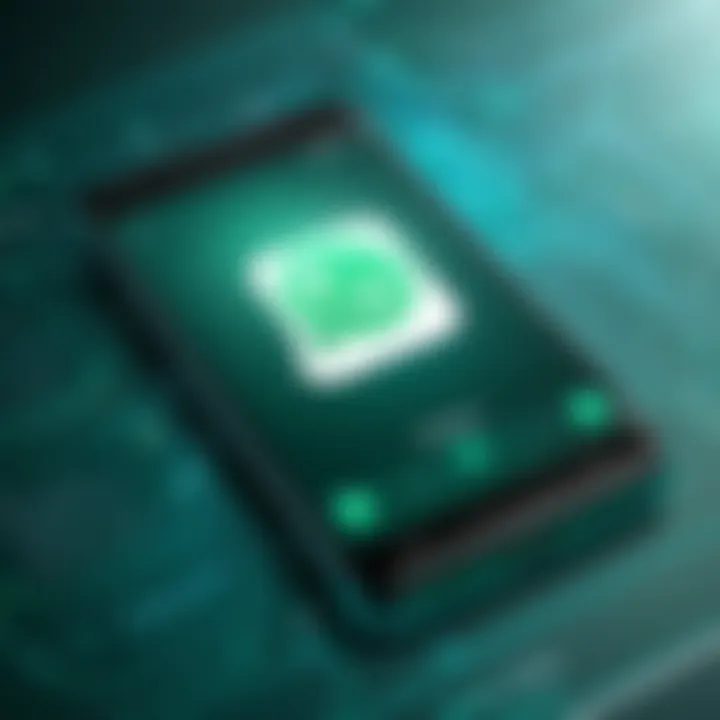 Visual representation of WhatsApp's multifunctional interface