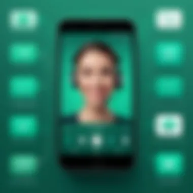 Voice and Video Calling Features Illustration of voice and video calling features in WhatsApp