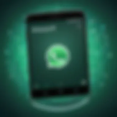 Screenshot showcasing WhatsApp Web in action