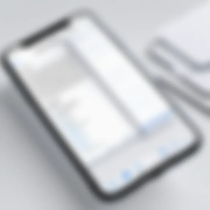 Organizing scanned documents within iPhone Notes