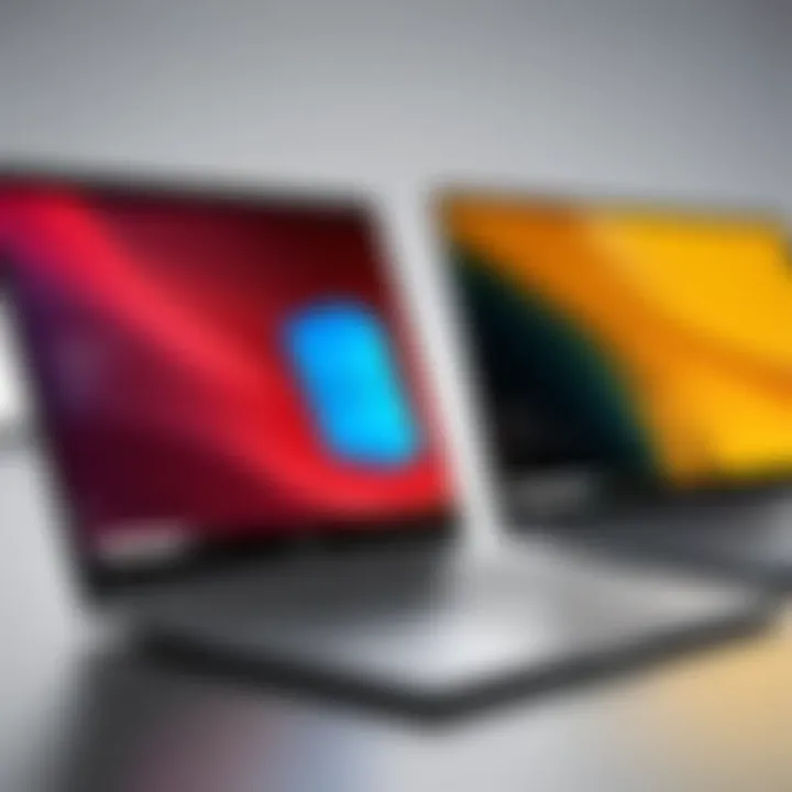 Performance comparison chart between Windows and Chrome OS.